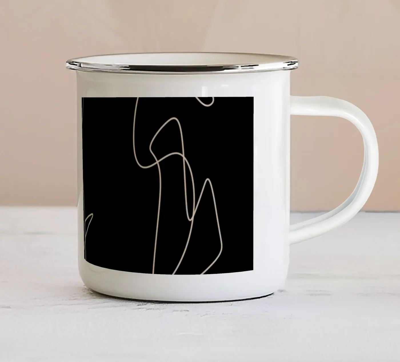 Scripture emaille mok van Studio B