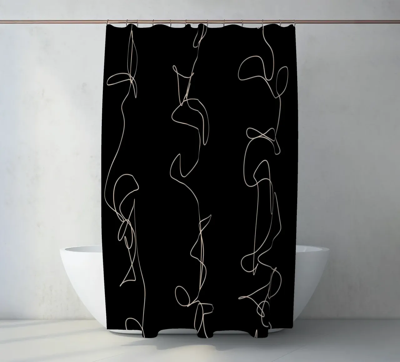 Scripture shower curtain by Studio B