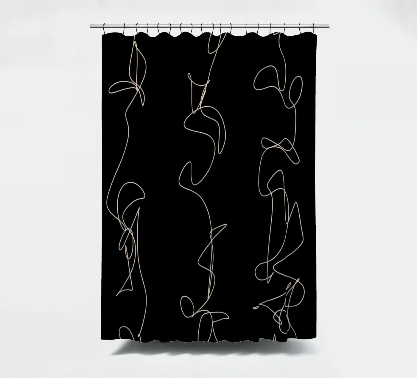 Écriture rideau de douche de Studio B