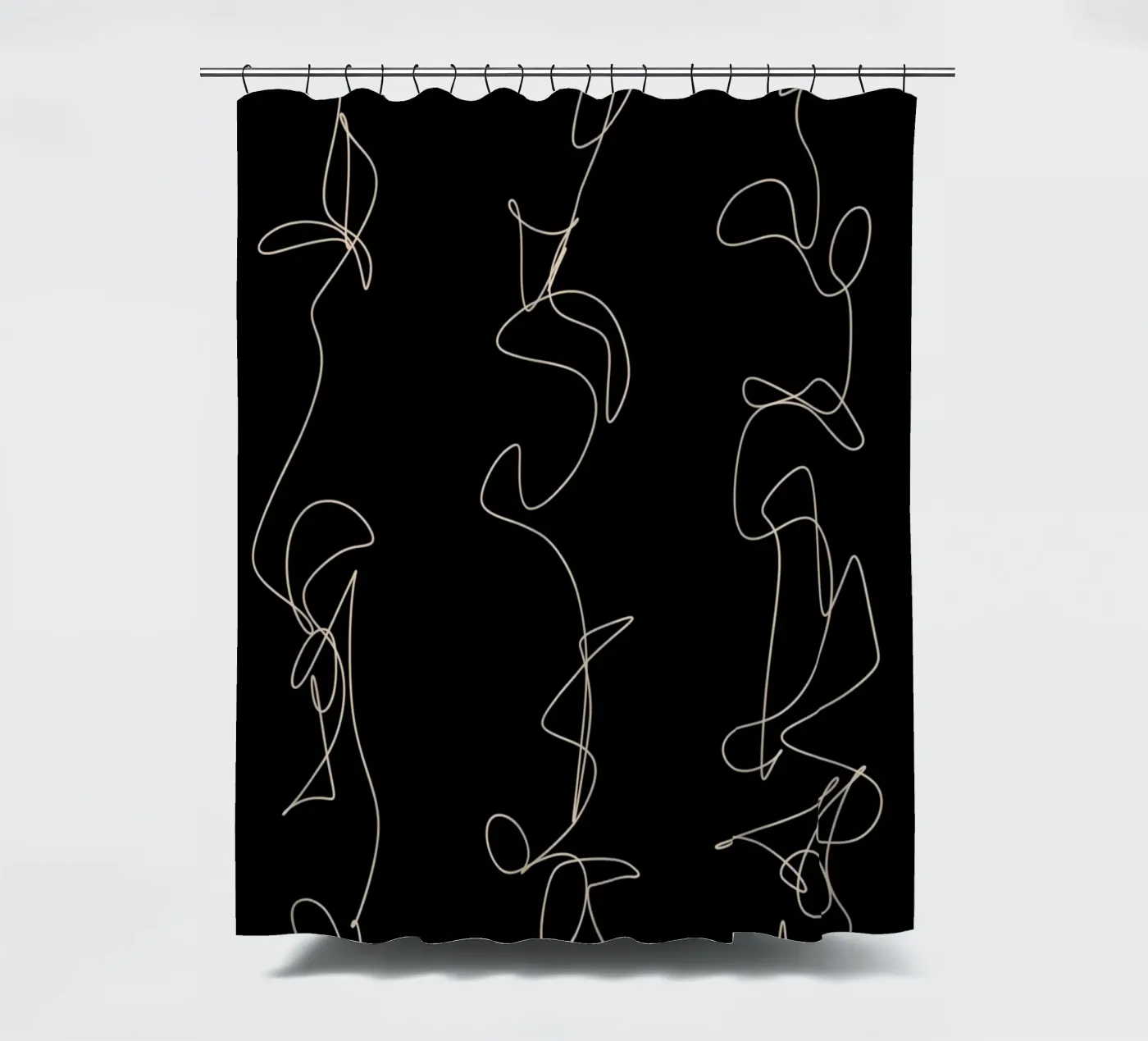 Écriture rideau de douche de Studio B