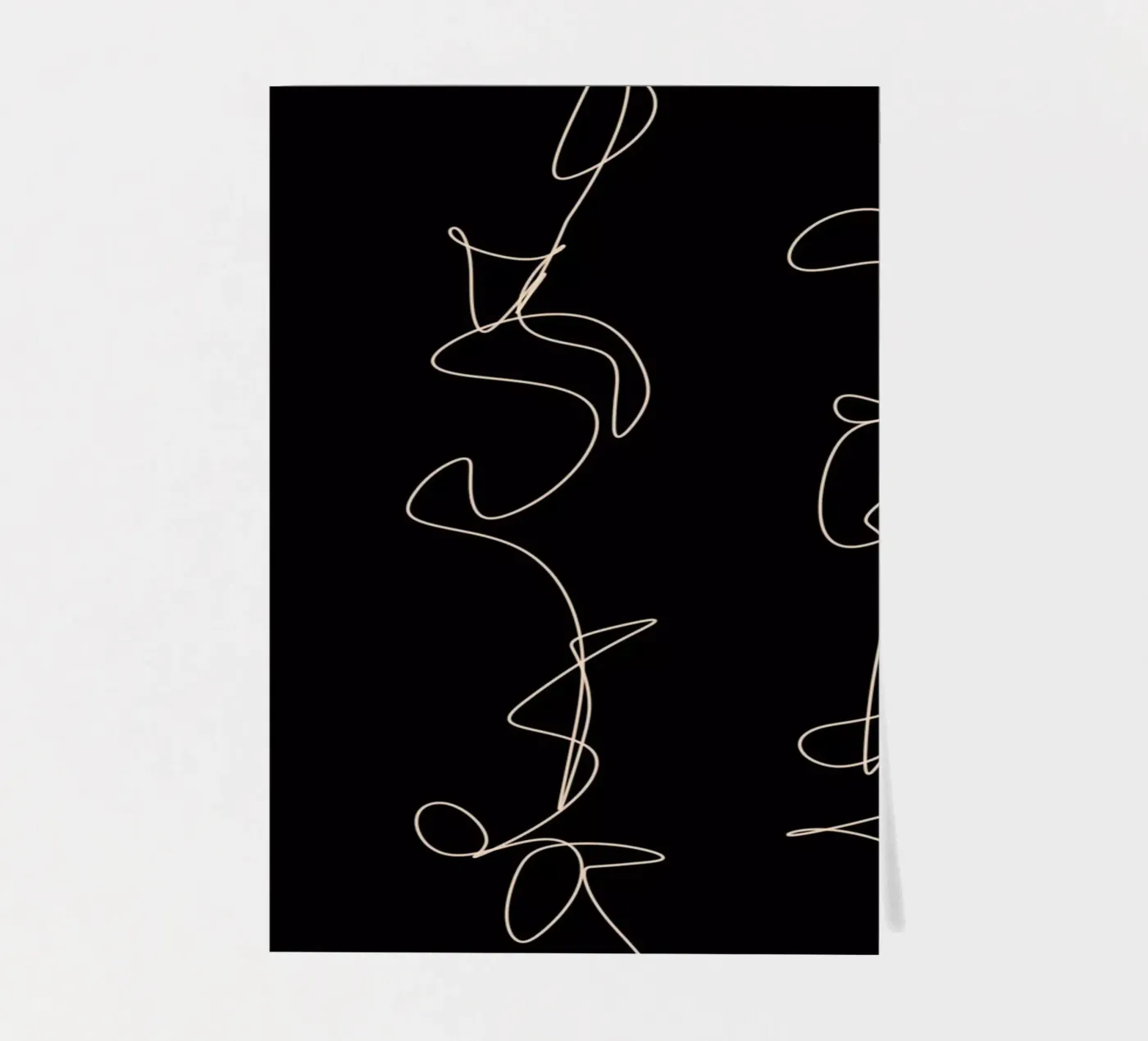 Schrift stickervel van Studio B