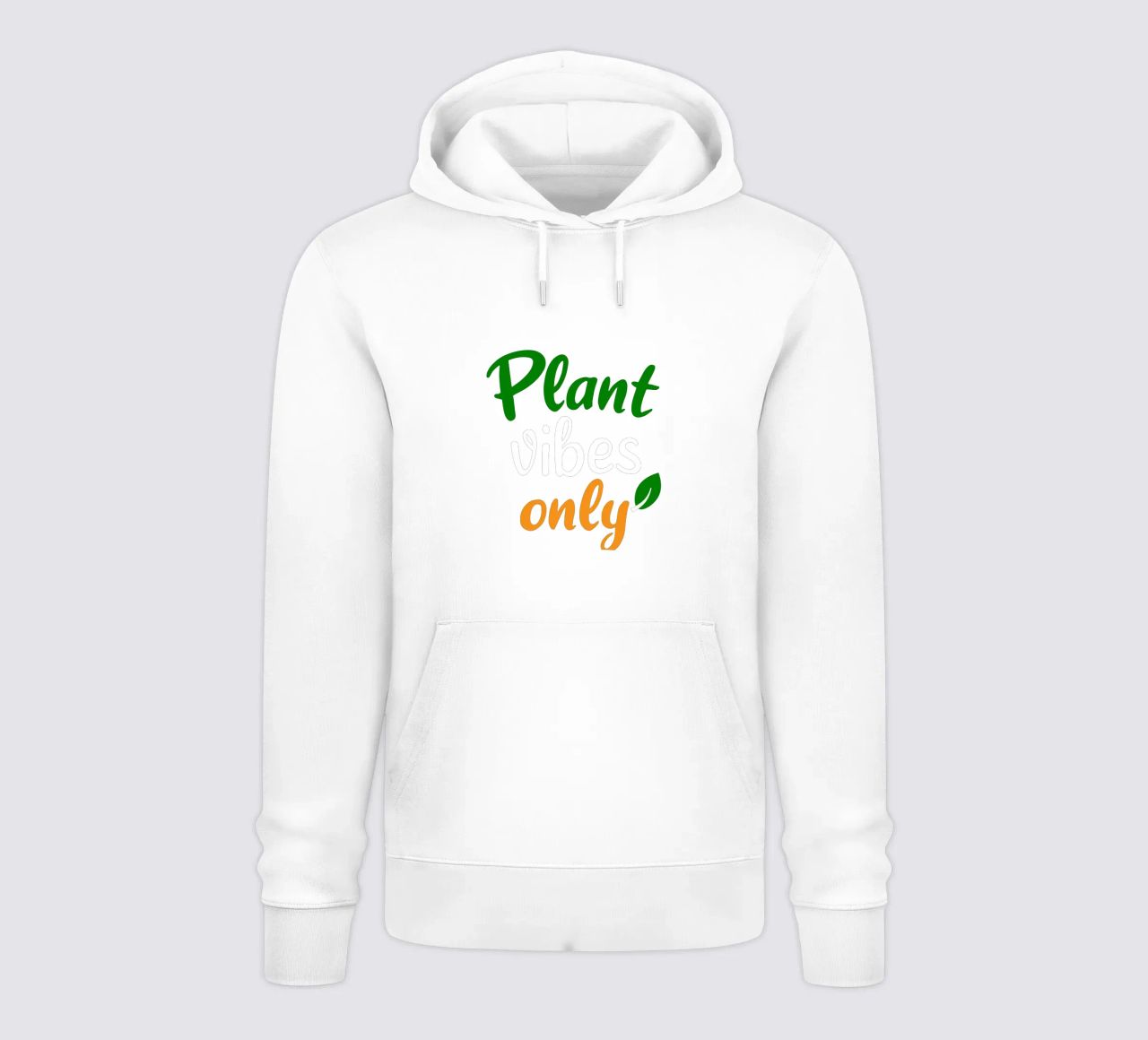 Plant vibes only felpa con cappuccio da mygreenvalue