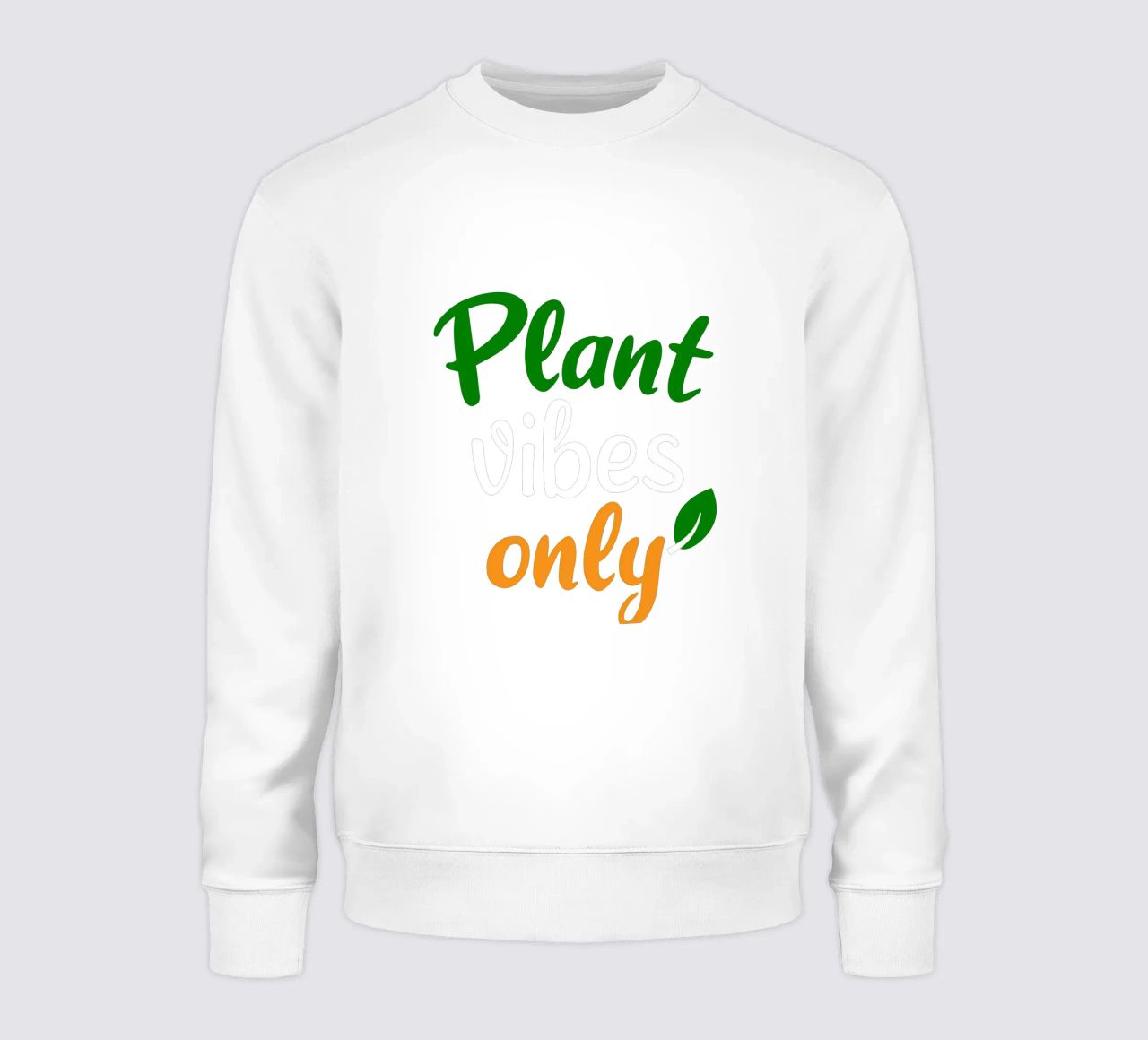 Plant vibes only felpa da mygreenvalue