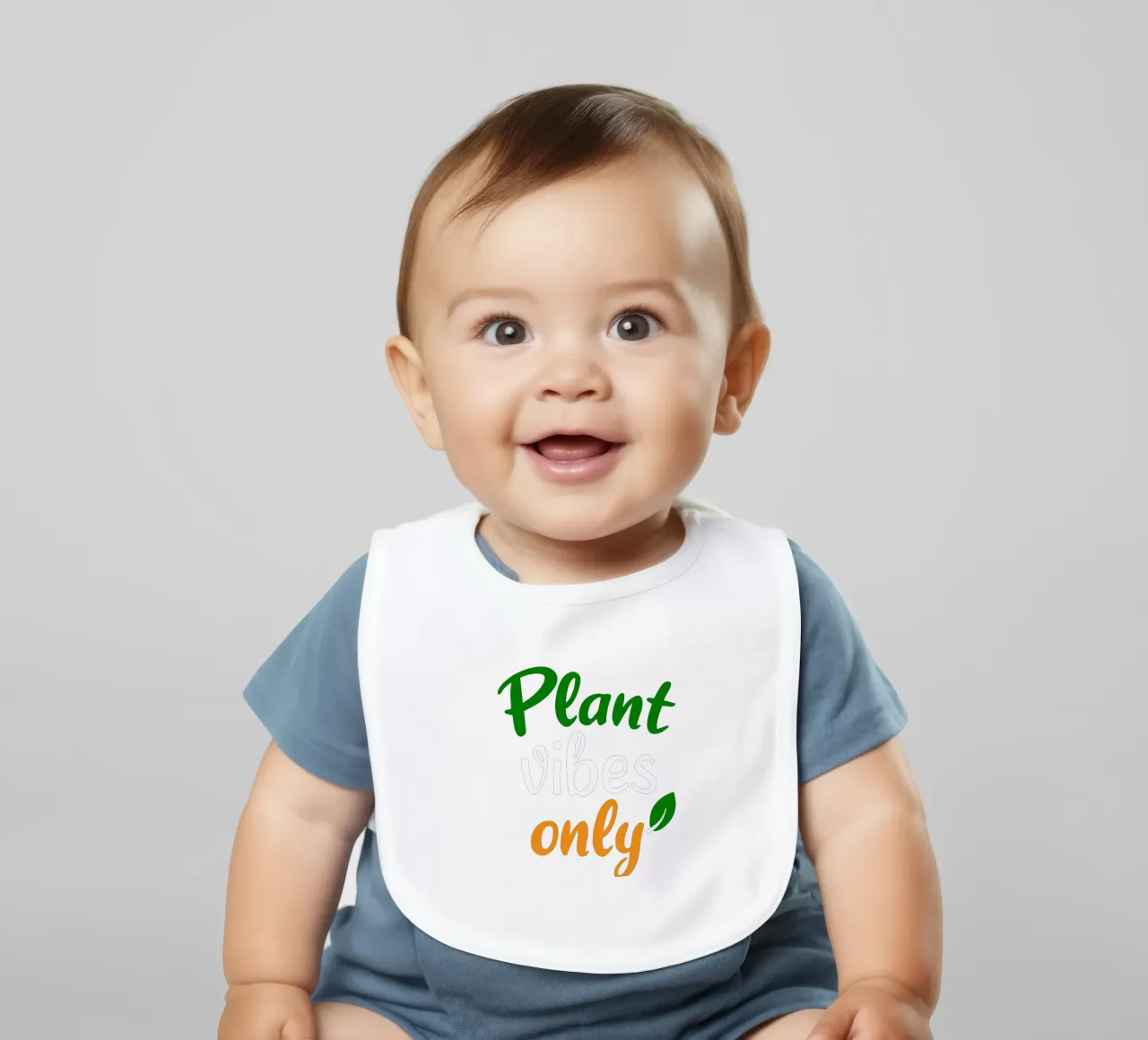 Plant vibes only bavaglino da mygreenvalue