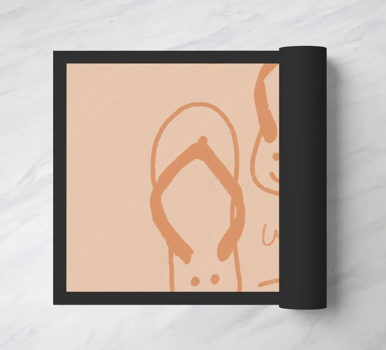 Infradito zerbino da AESTHETIC WRITING