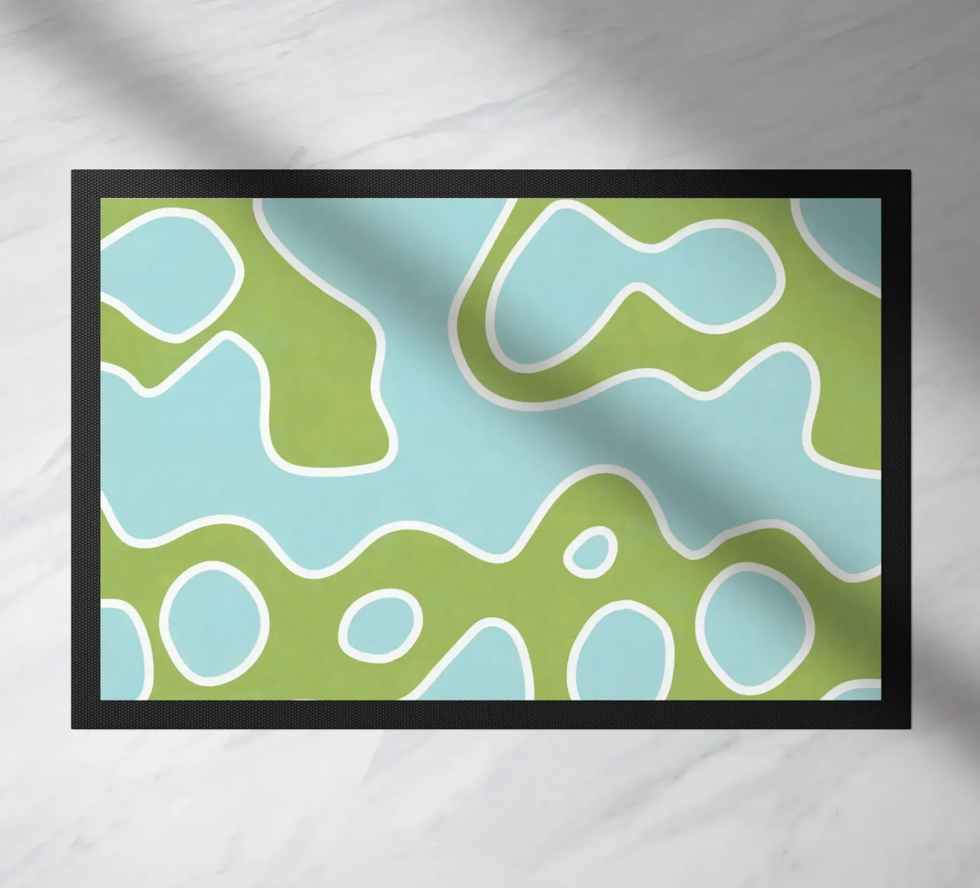 AA6 Fußmatte von shellybremmer -swirls