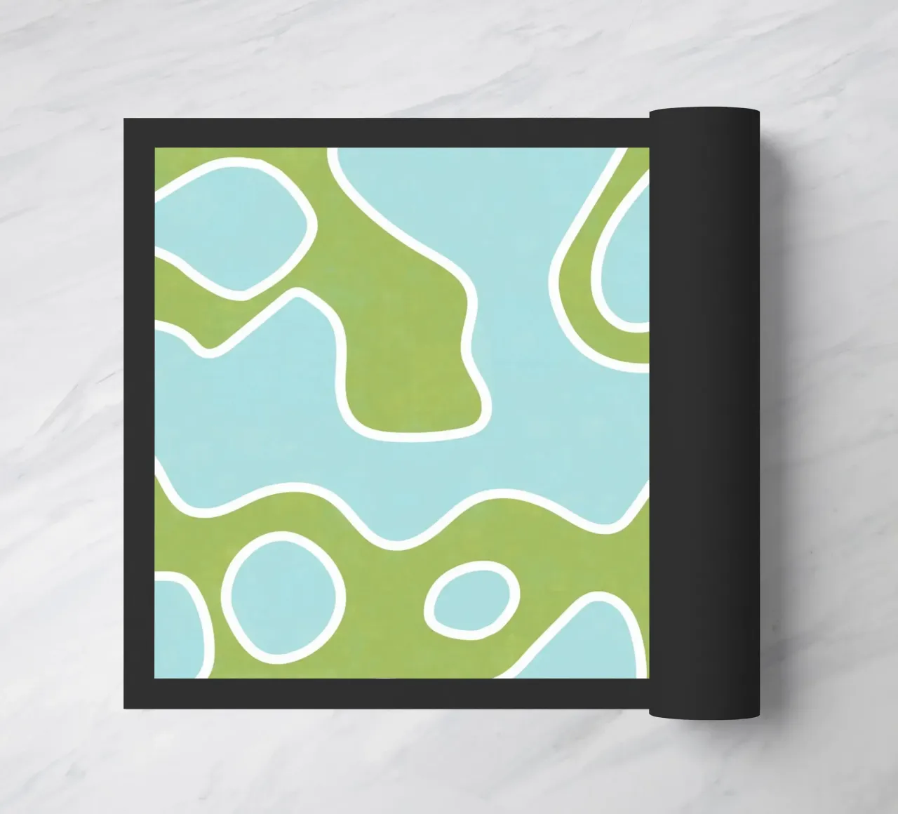 AA6 deurmat van shellybremmer -swirls