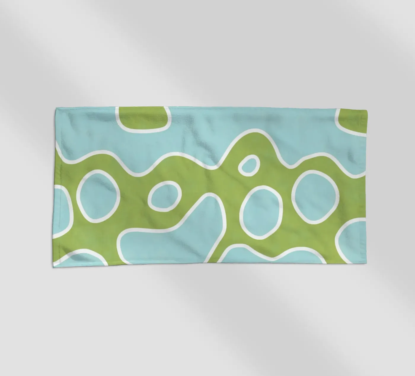 AA6 strandhanddoek van shellybremmer -swirls