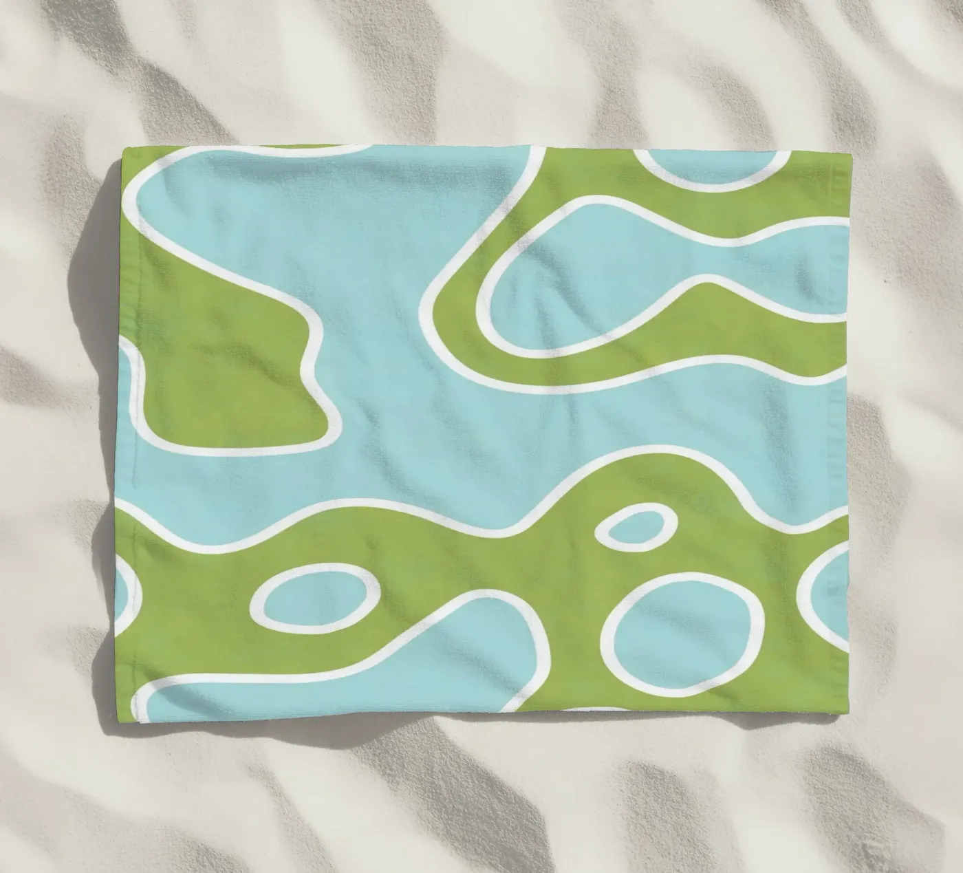 AA6 strandhanddoek van shellybremmer -swirls