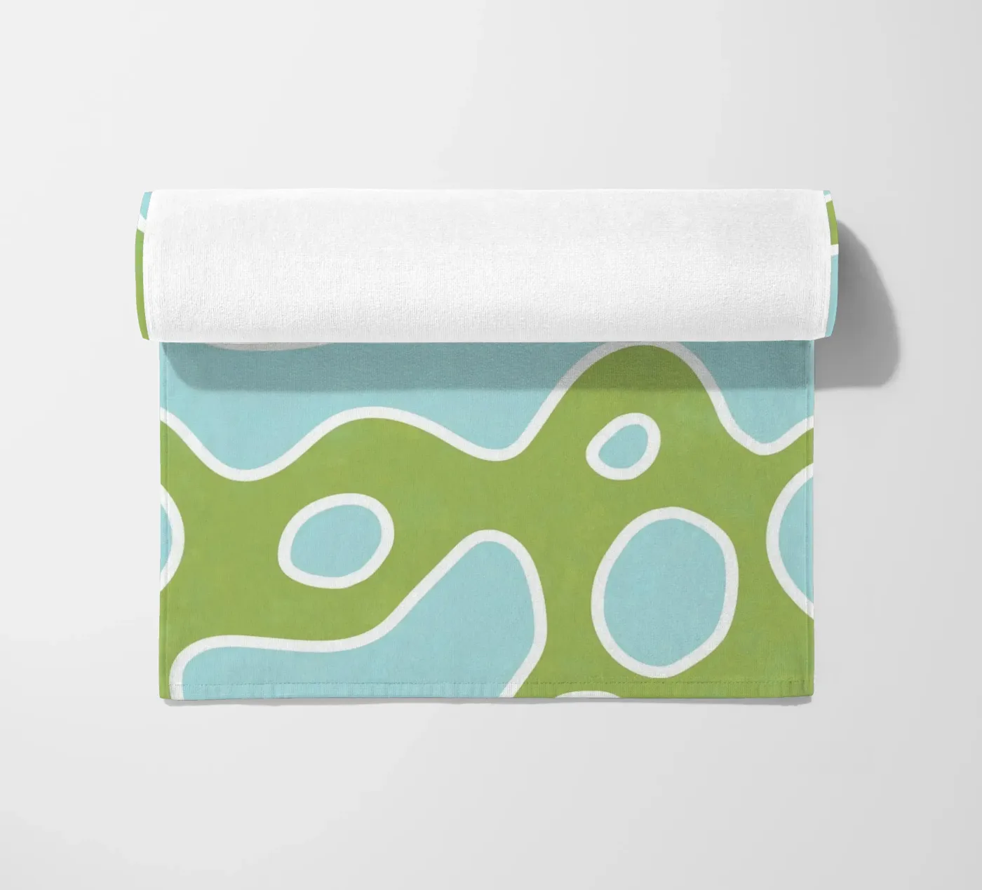 AA6 strandhanddoek van shellybremmer -swirls