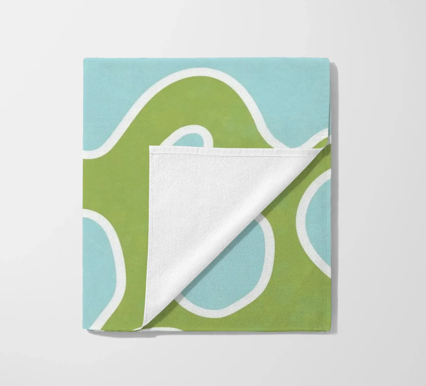 AA6 strandhanddoek van shellybremmer -swirls