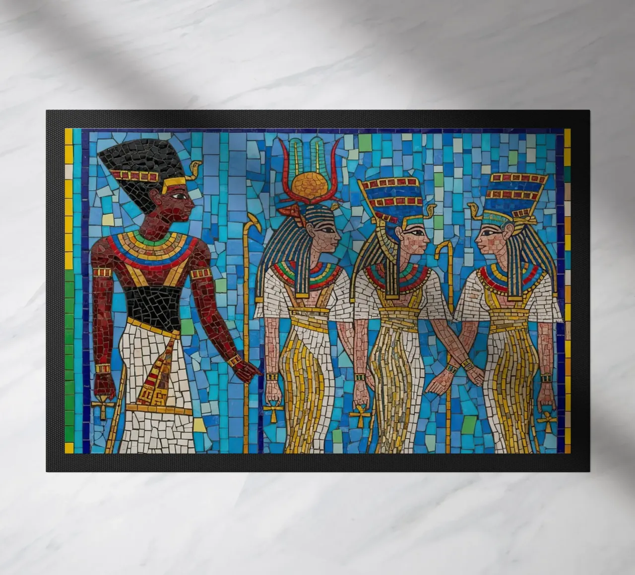 DIVINE ASSEMBLY doormat by ArtPlane