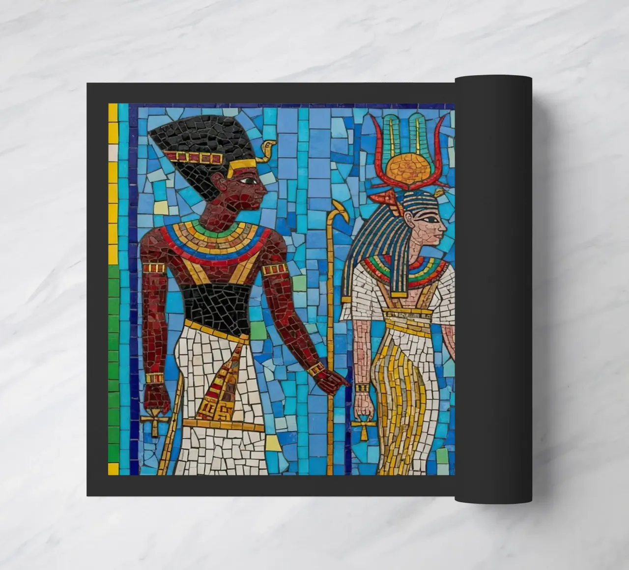 DIVINE ASSEMBLY doormat by ArtPlane