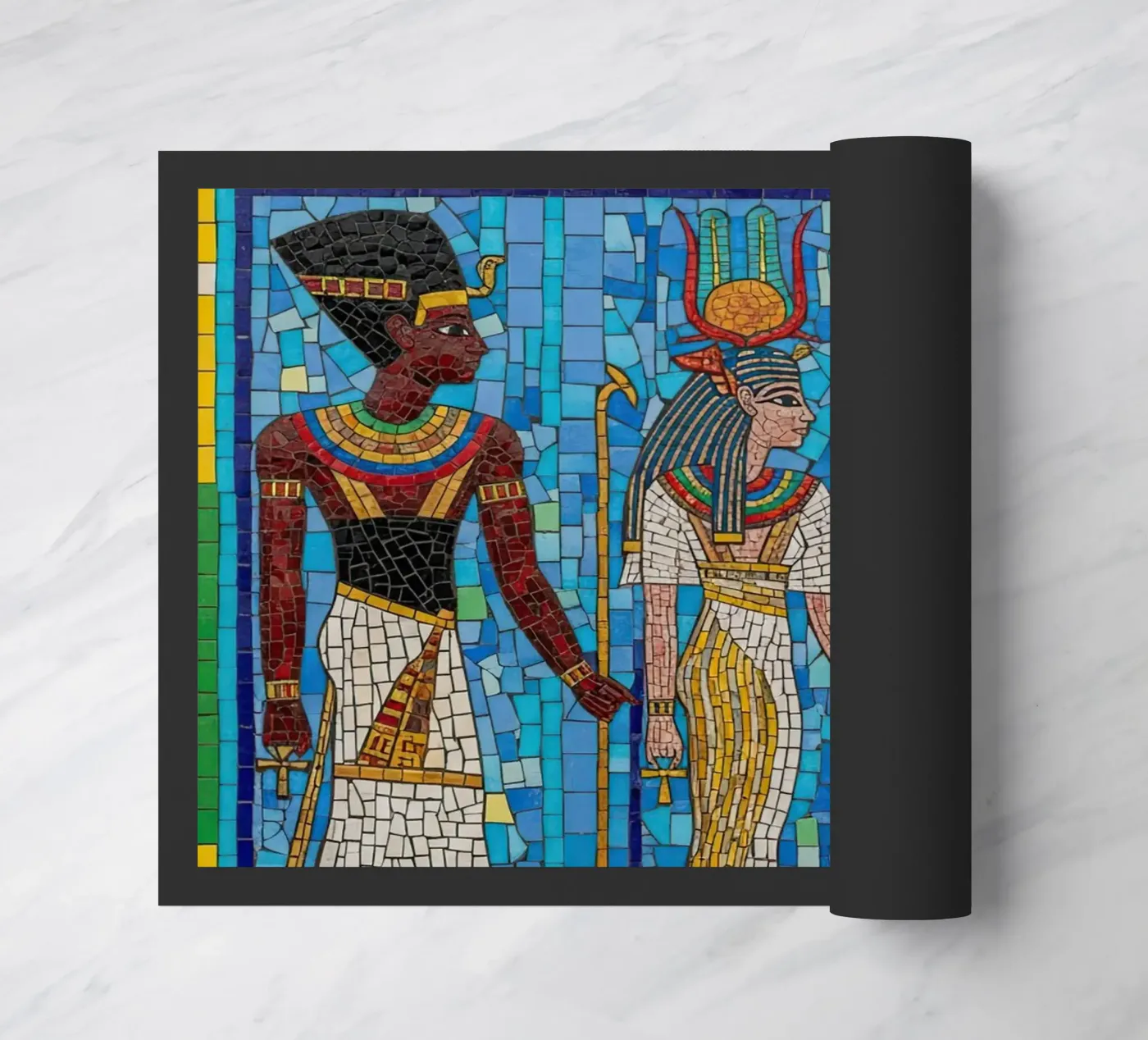 DIVINE ASSEMBLY doormat by ArtPlane