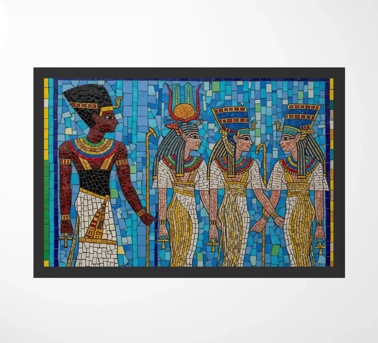 DIVINE ASSEMBLY doormat by ArtPlane