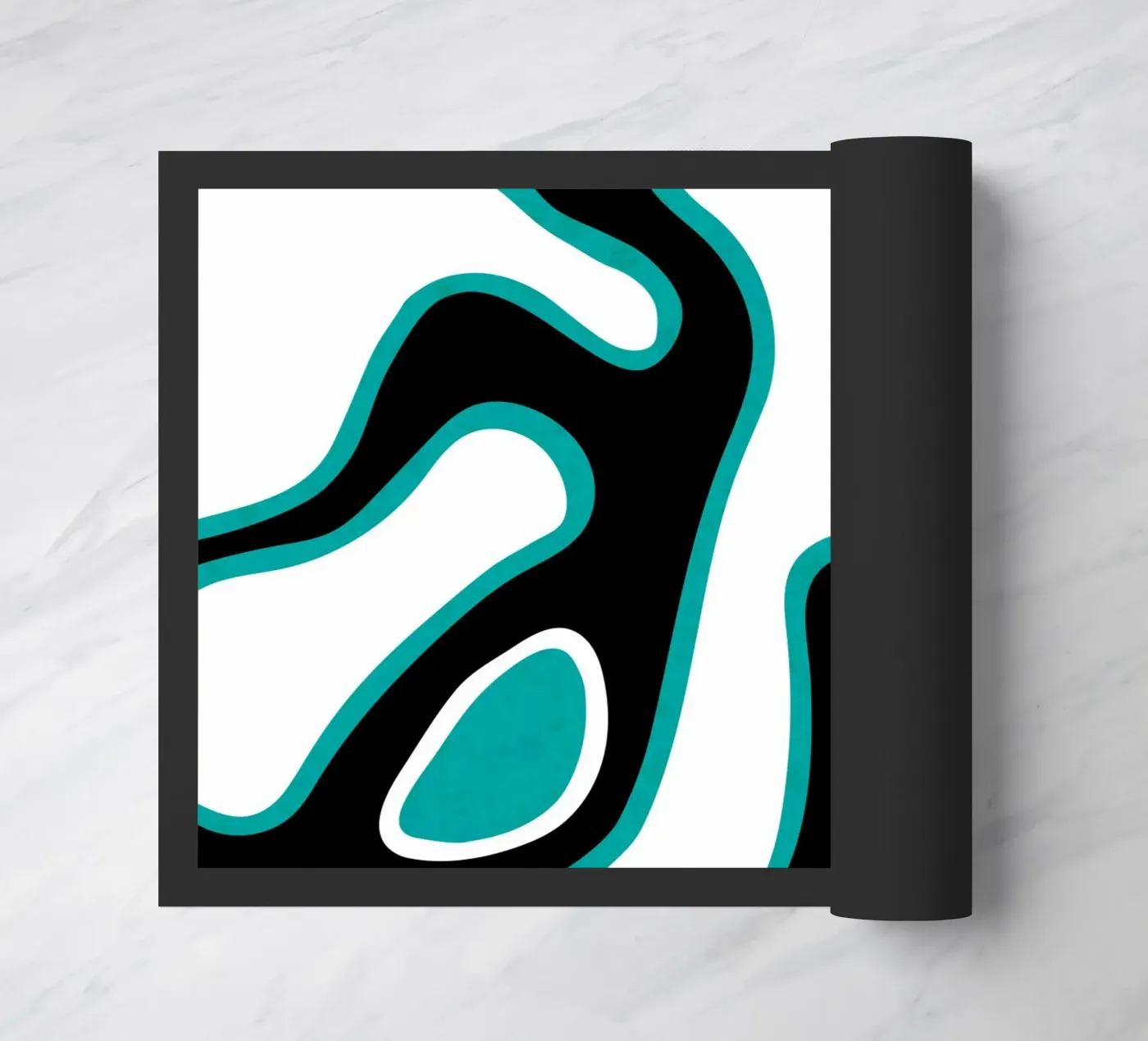 AA5 Fußmatte von shellybremmer -swirls