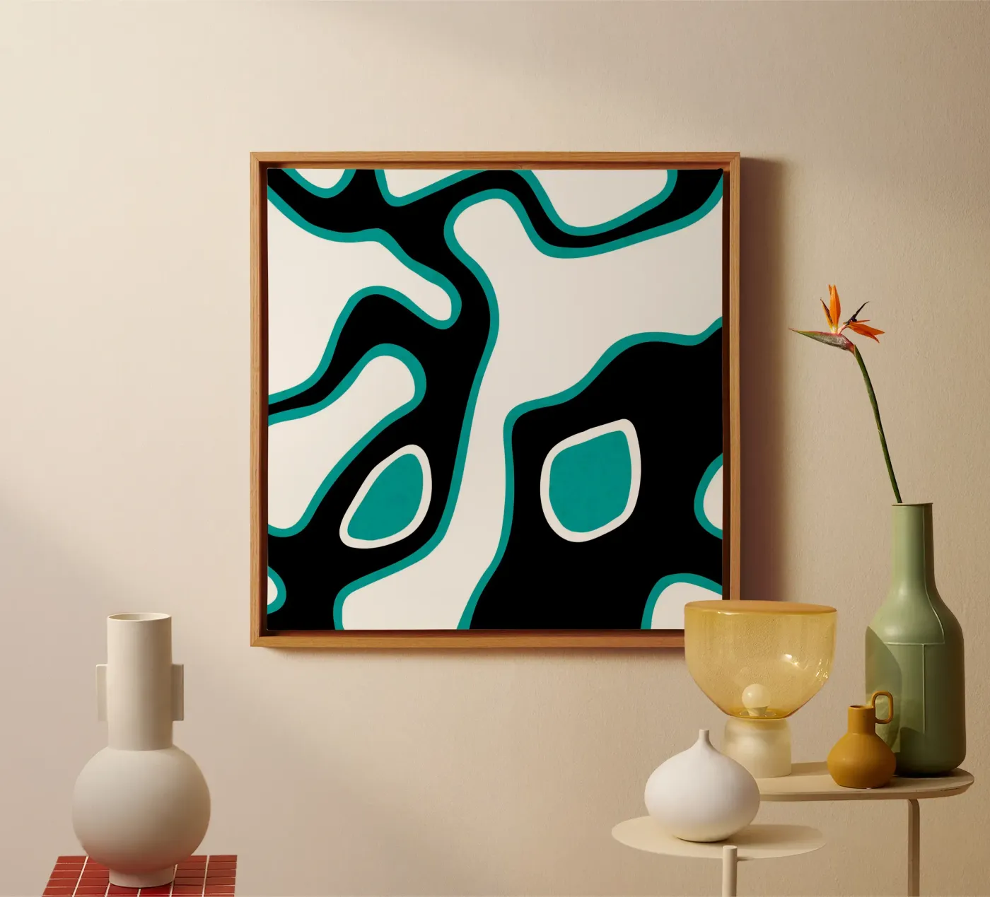 AA5 canvas van shellybremmer -swirls