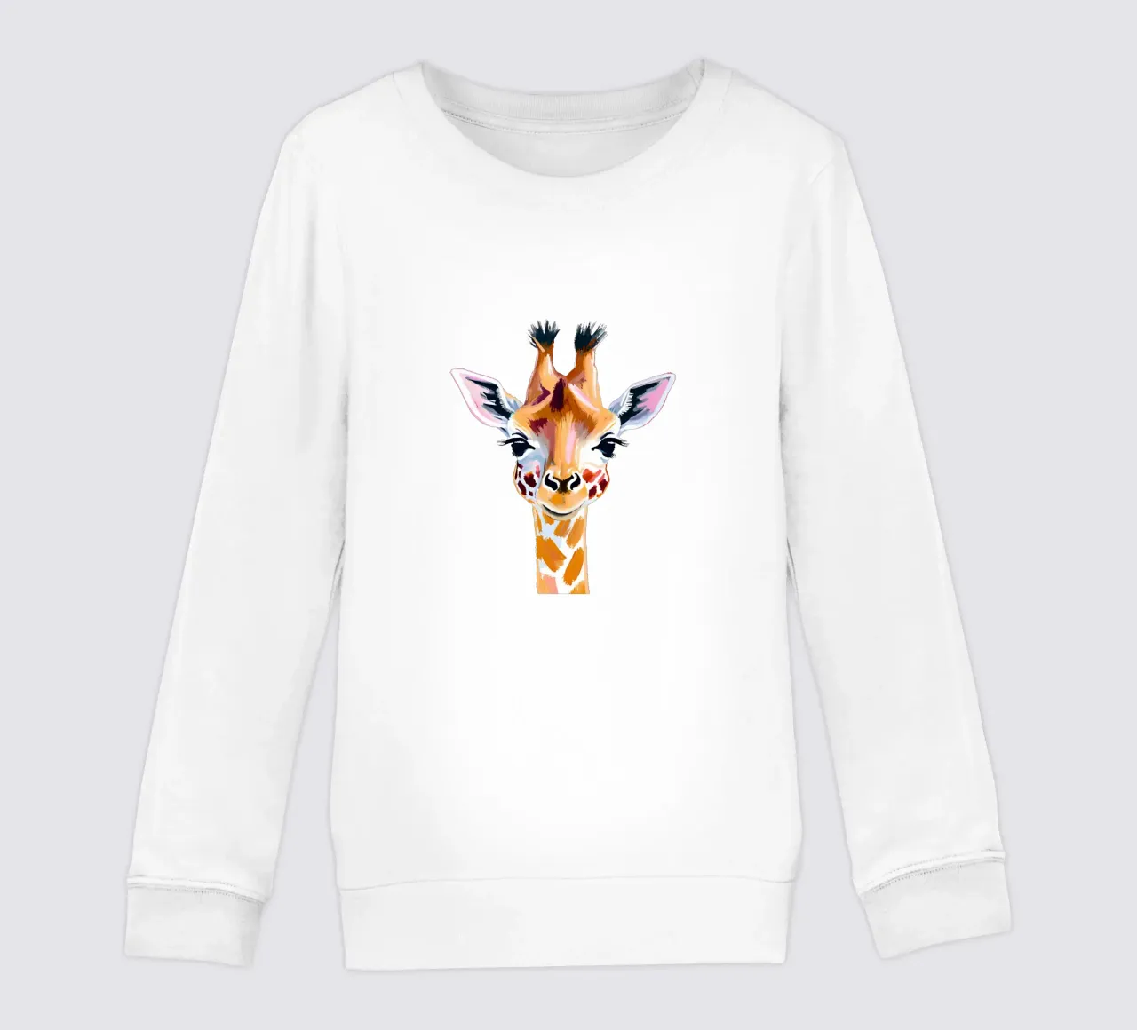 Kleine Giraffe kids sweatshirt by Ohkimiko