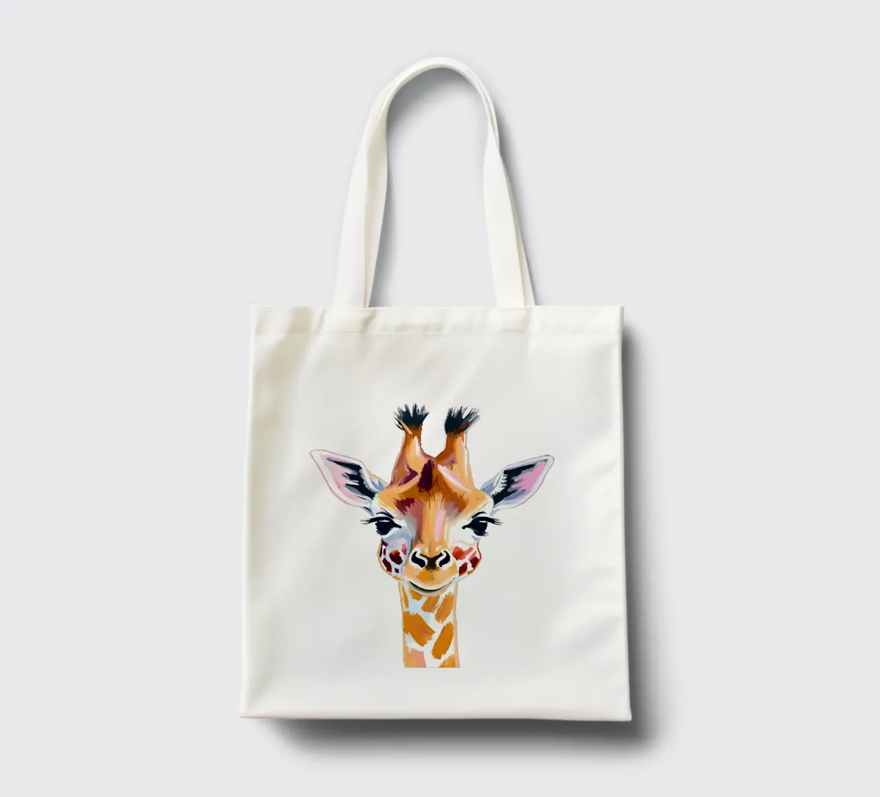 Kleine Giraffe tote bag by Ohkimiko