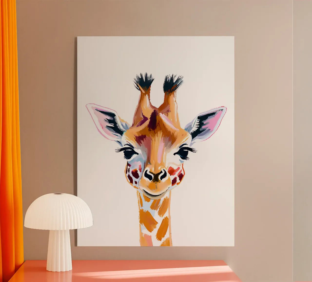 Kleine Giraffe acrylic glass by Ohkimiko