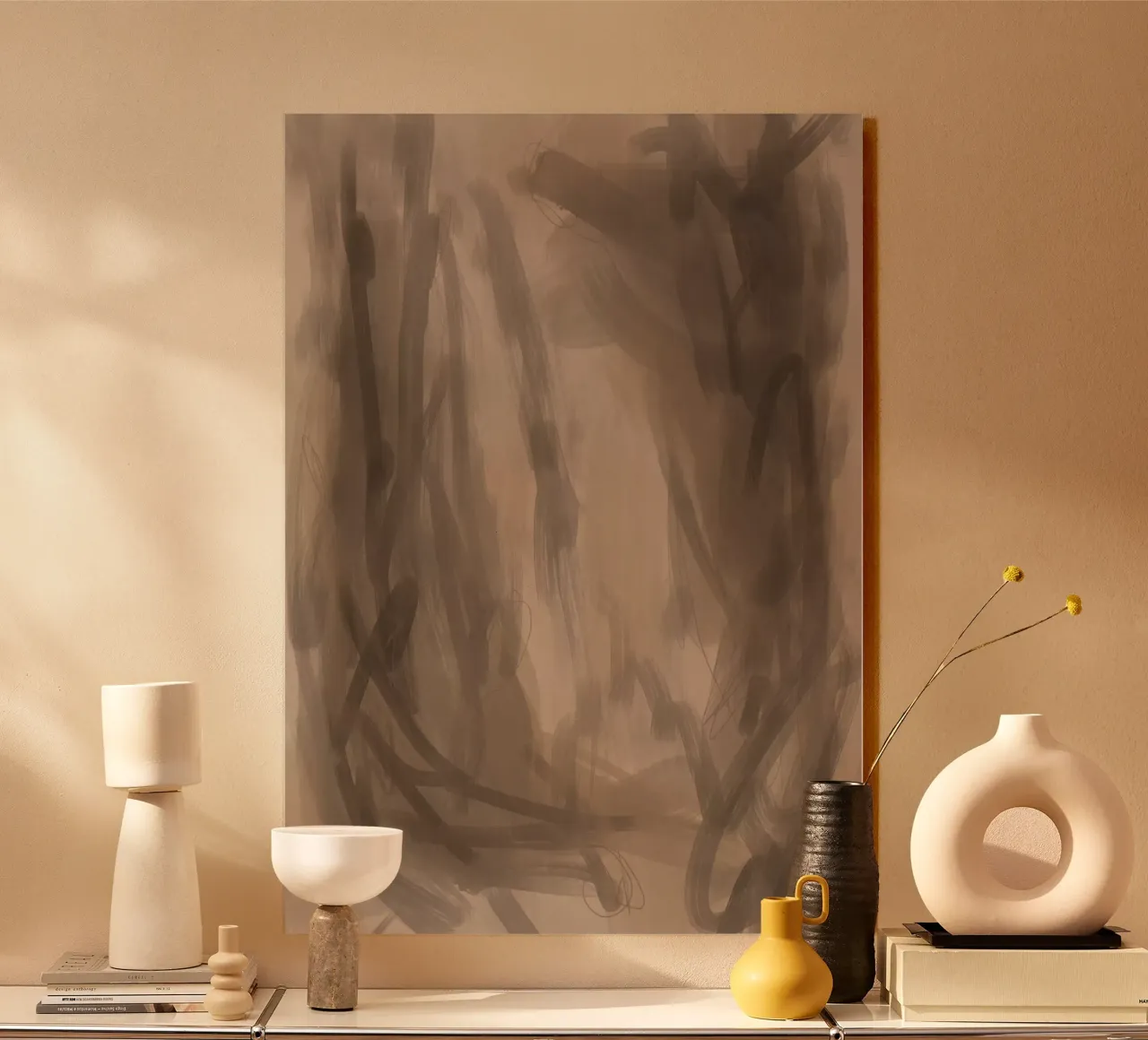 Spontaniteit acryl van Studio B