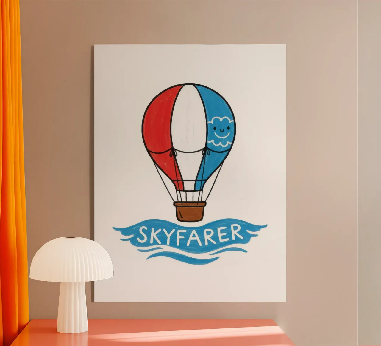 Sognatore celeste plexiglass da Good Cracks