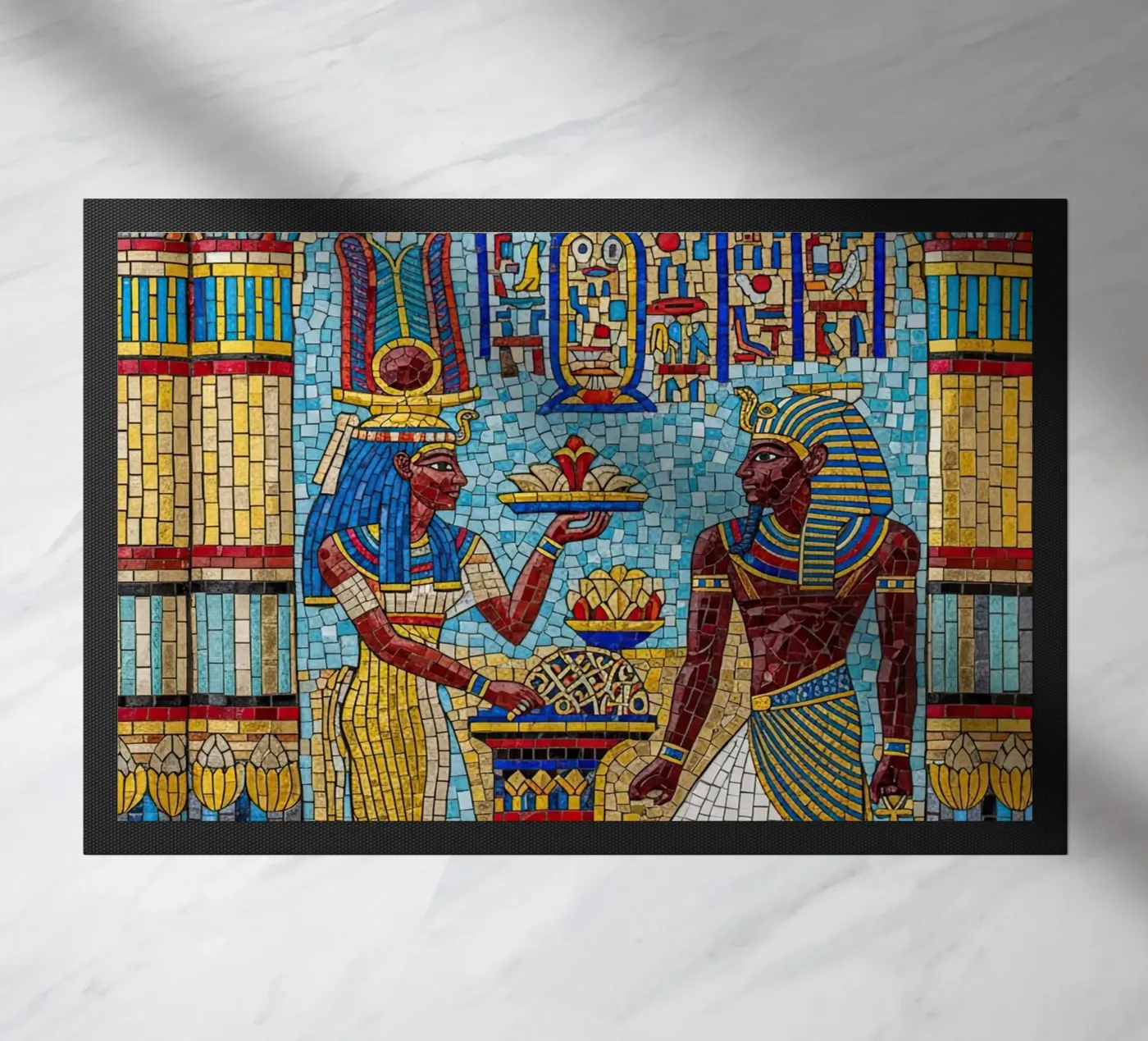 SACRED CEREMONY doormat by ArtPlane