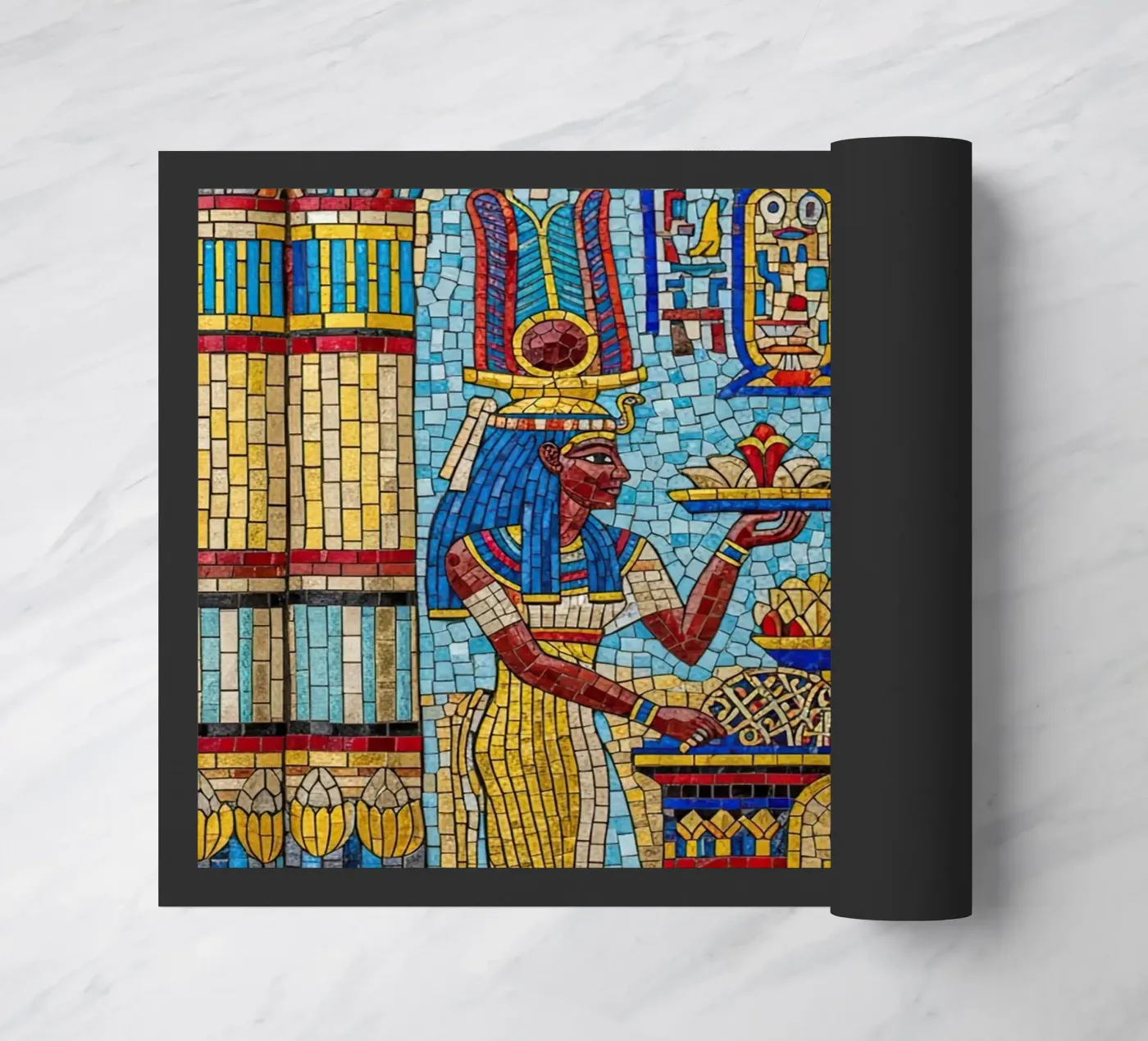 SACRED CEREMONY doormat by ArtPlane