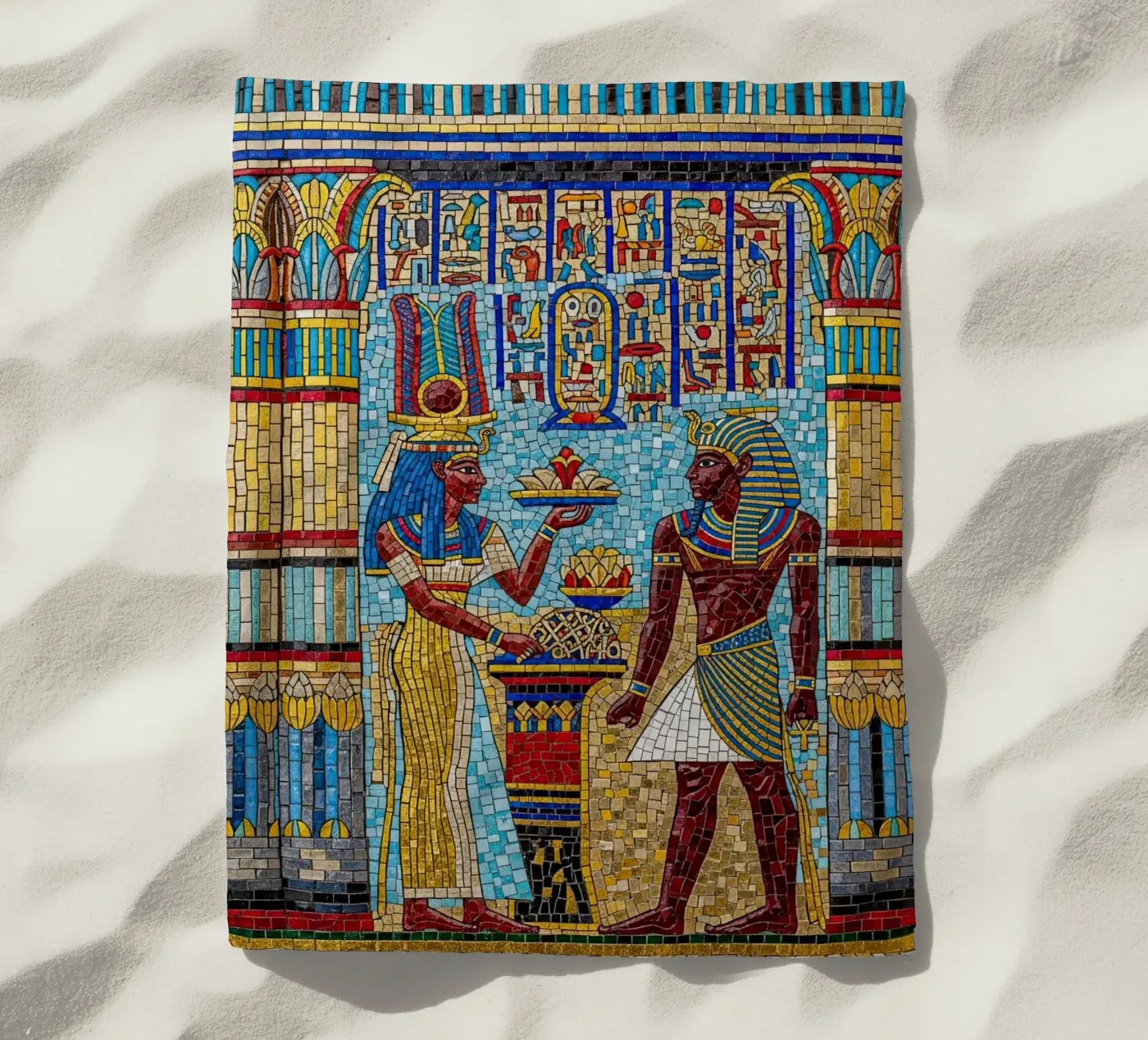SACRED CEREMONY strandhanddoek van ArtPlane