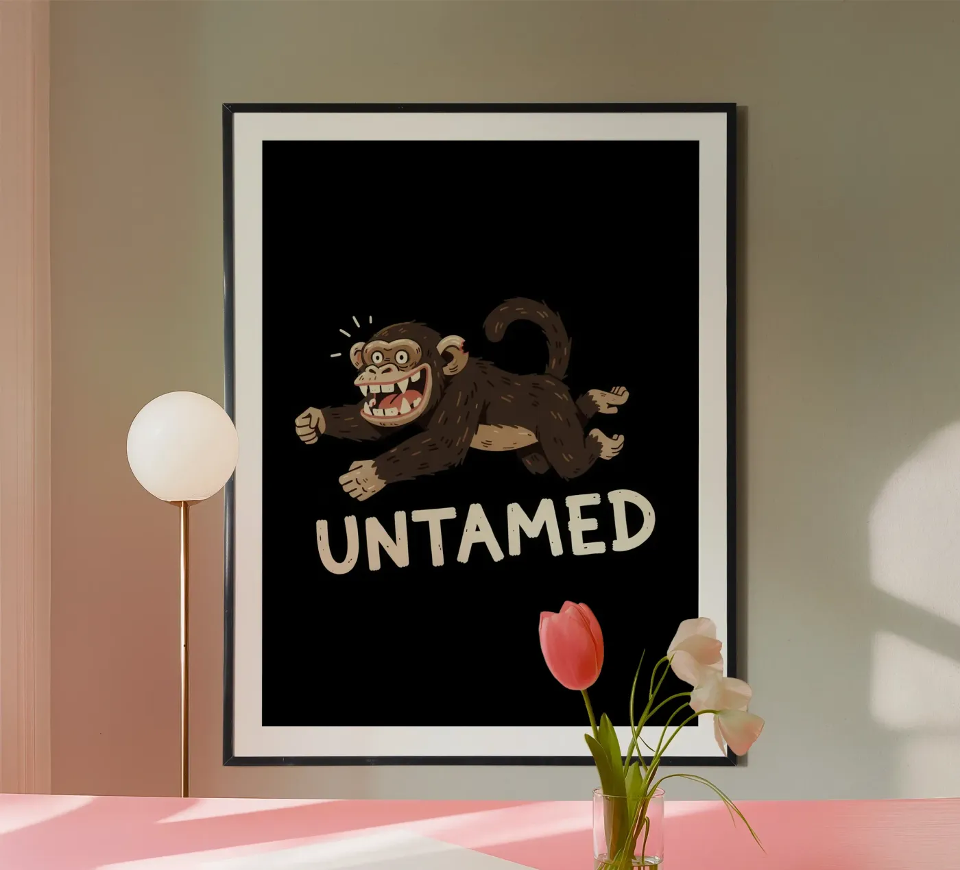 Wild Untamed Instinct Poster von Good Cracks