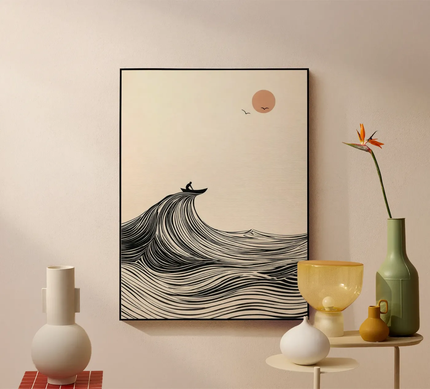 Solitude on the Waves plexiglass da Ninaittwaa