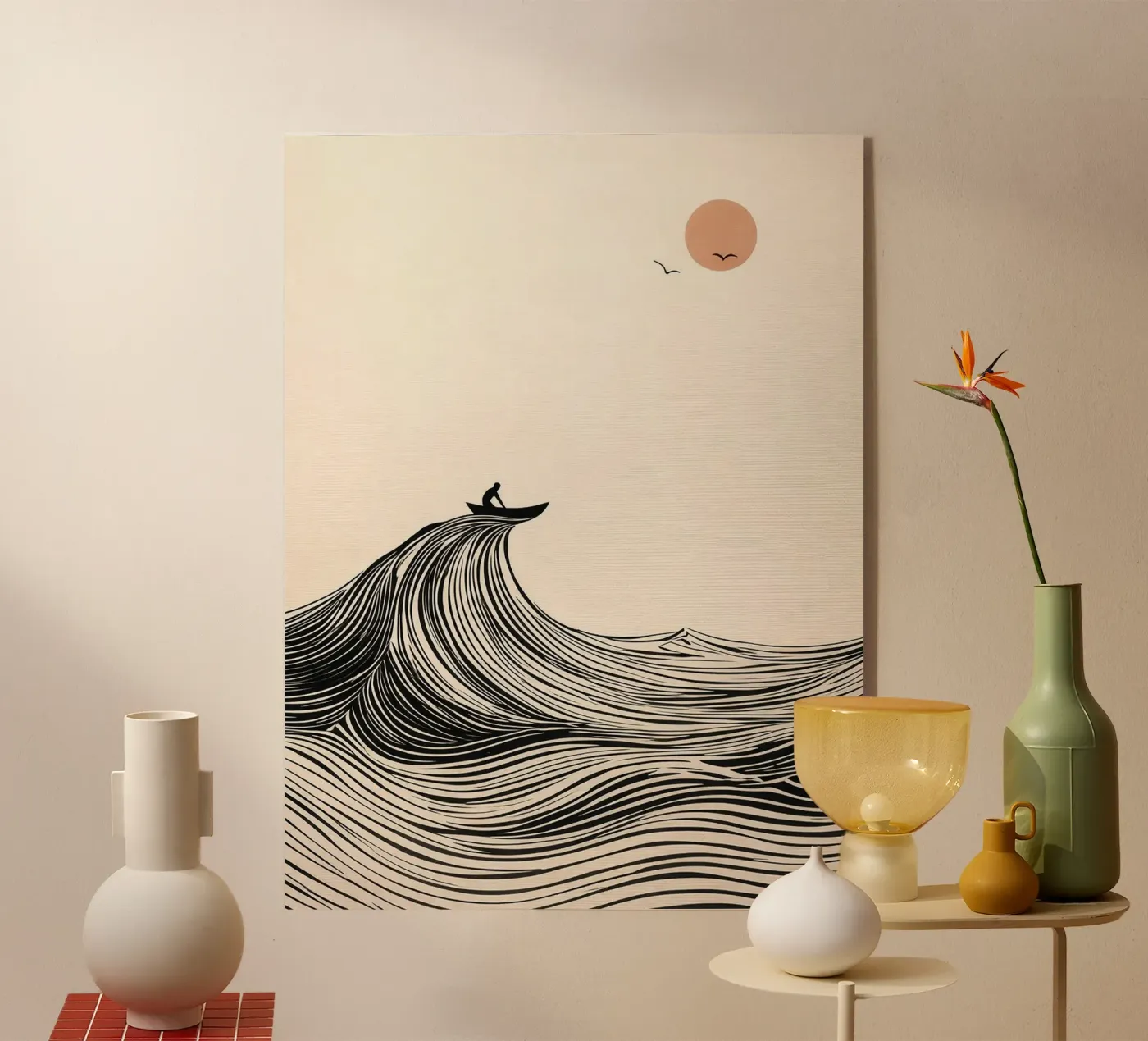 Solitude on the Waves plexiglass da Ninaittwaa