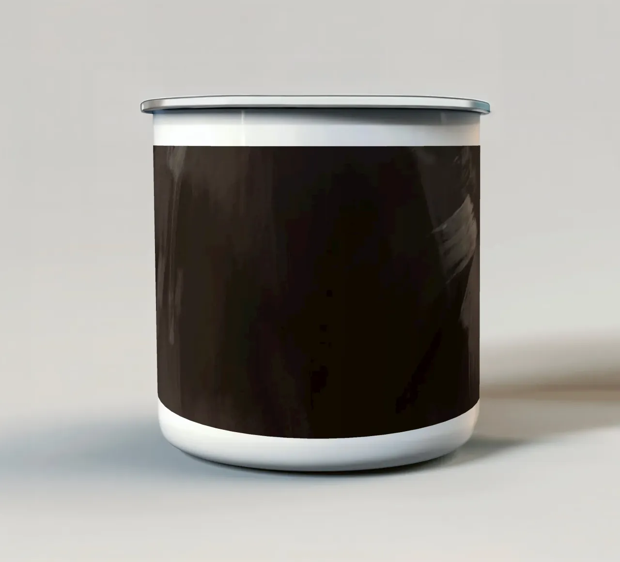 Moving Through enamel mug by Studio B