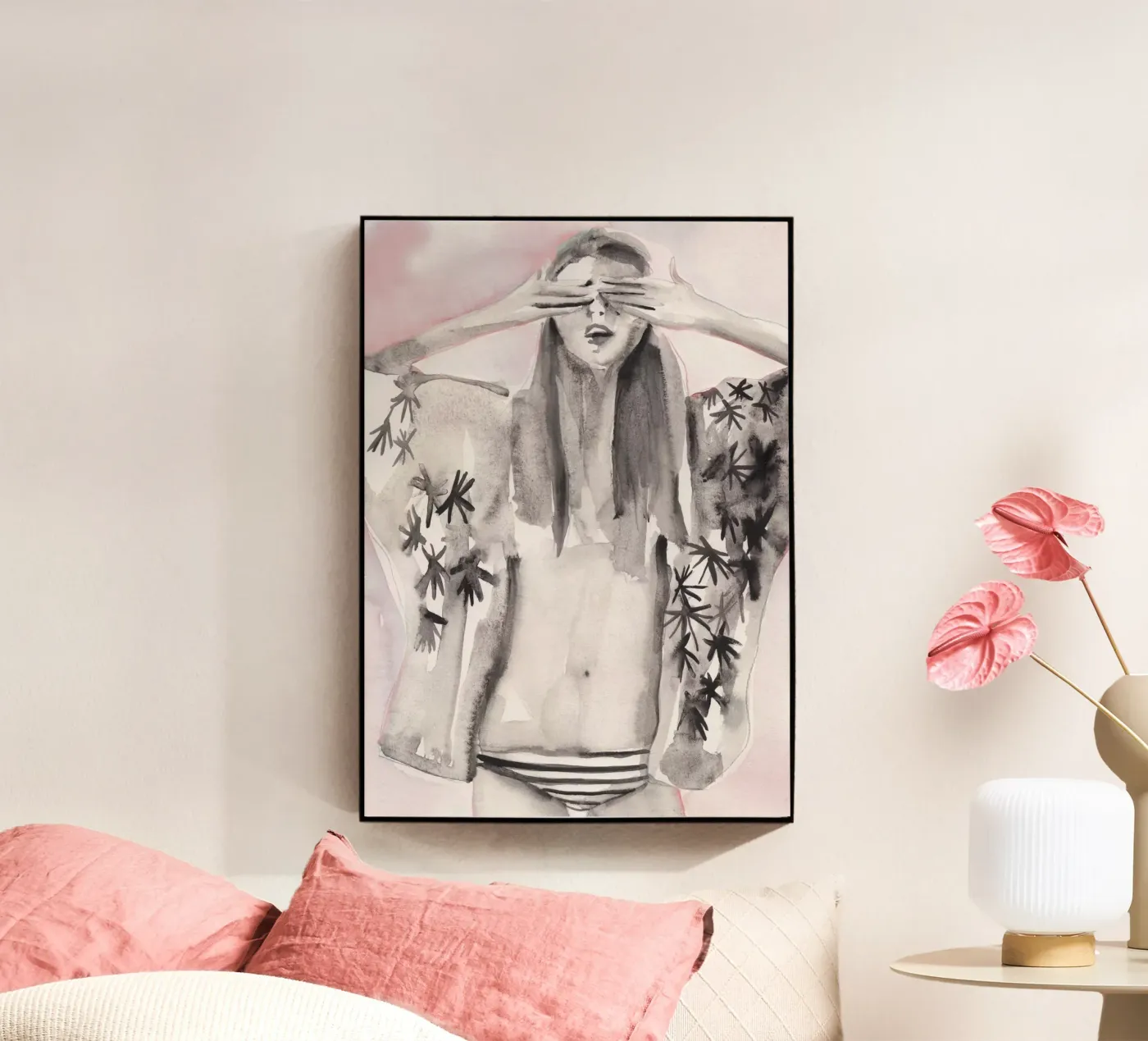 Kitty in Mink acrylic glass by Victoria Verbaan