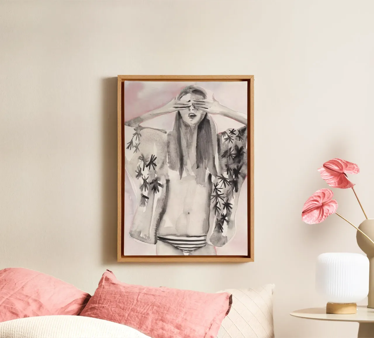 Kitty in Mink canvas by Victoria Verbaan