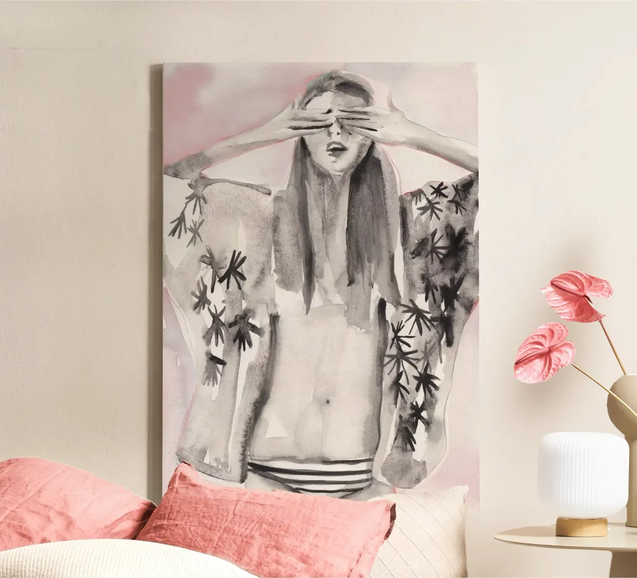 Kitty in Mink canvas by Victoria Verbaan