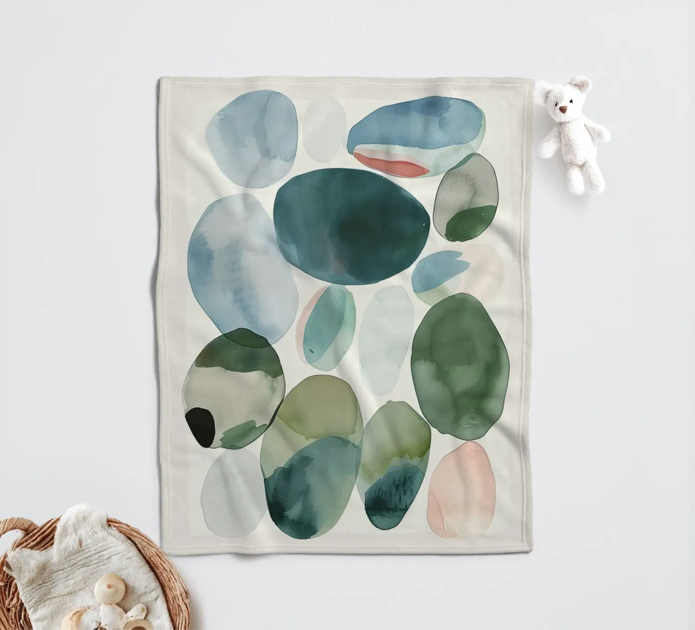 Organic Forms fleecedeken van softsoul