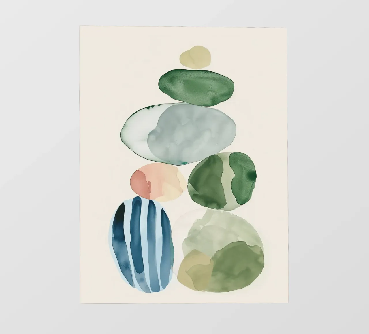 Organic Stack fotobehang van softsoul