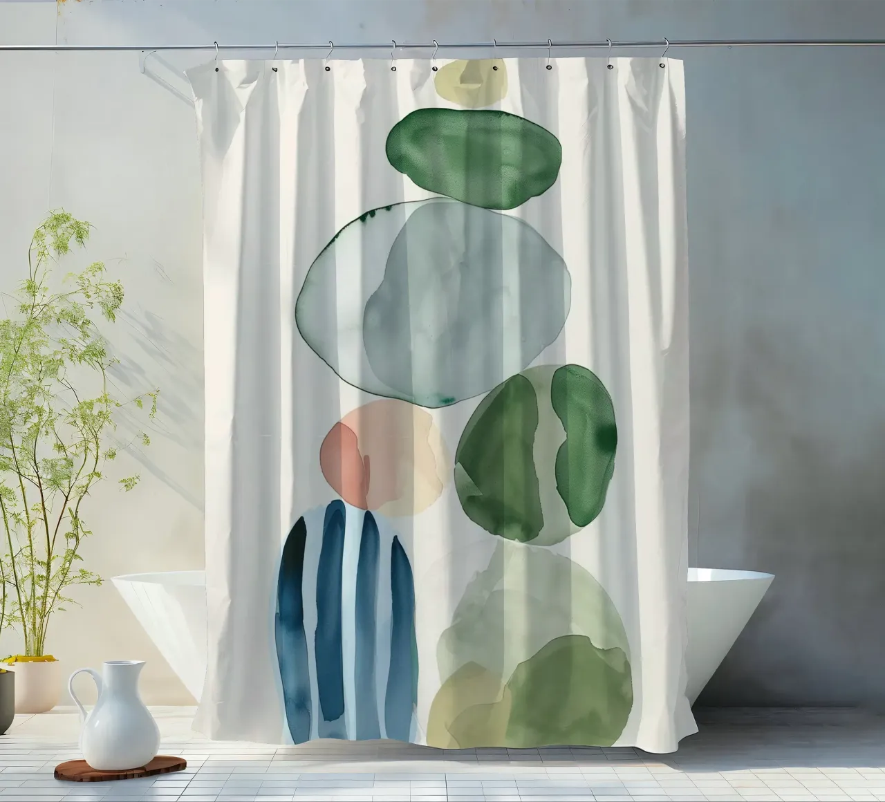 Organic Stack Duschvorhang von softsoul