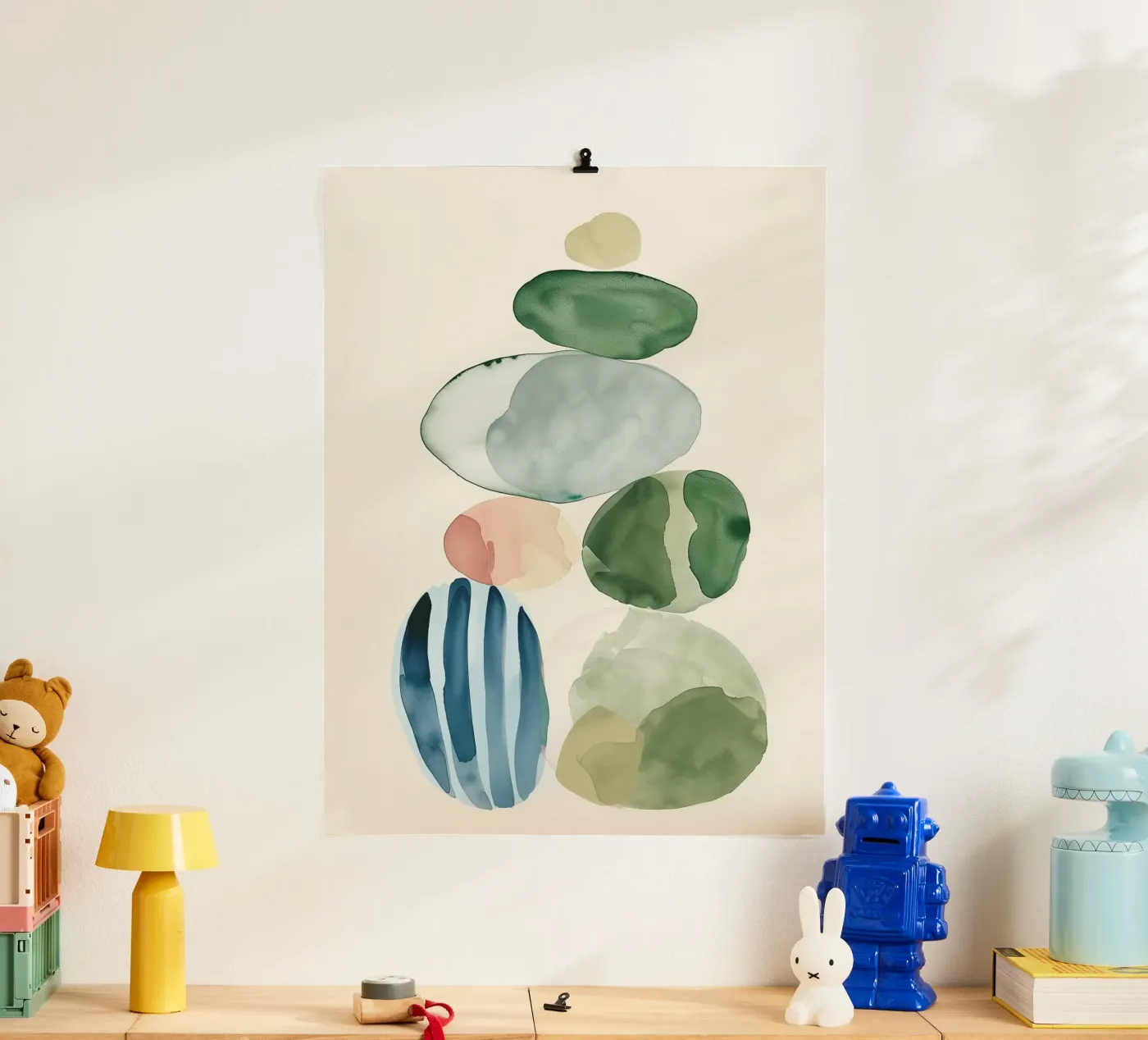 Organic Stack Poster von softsoul