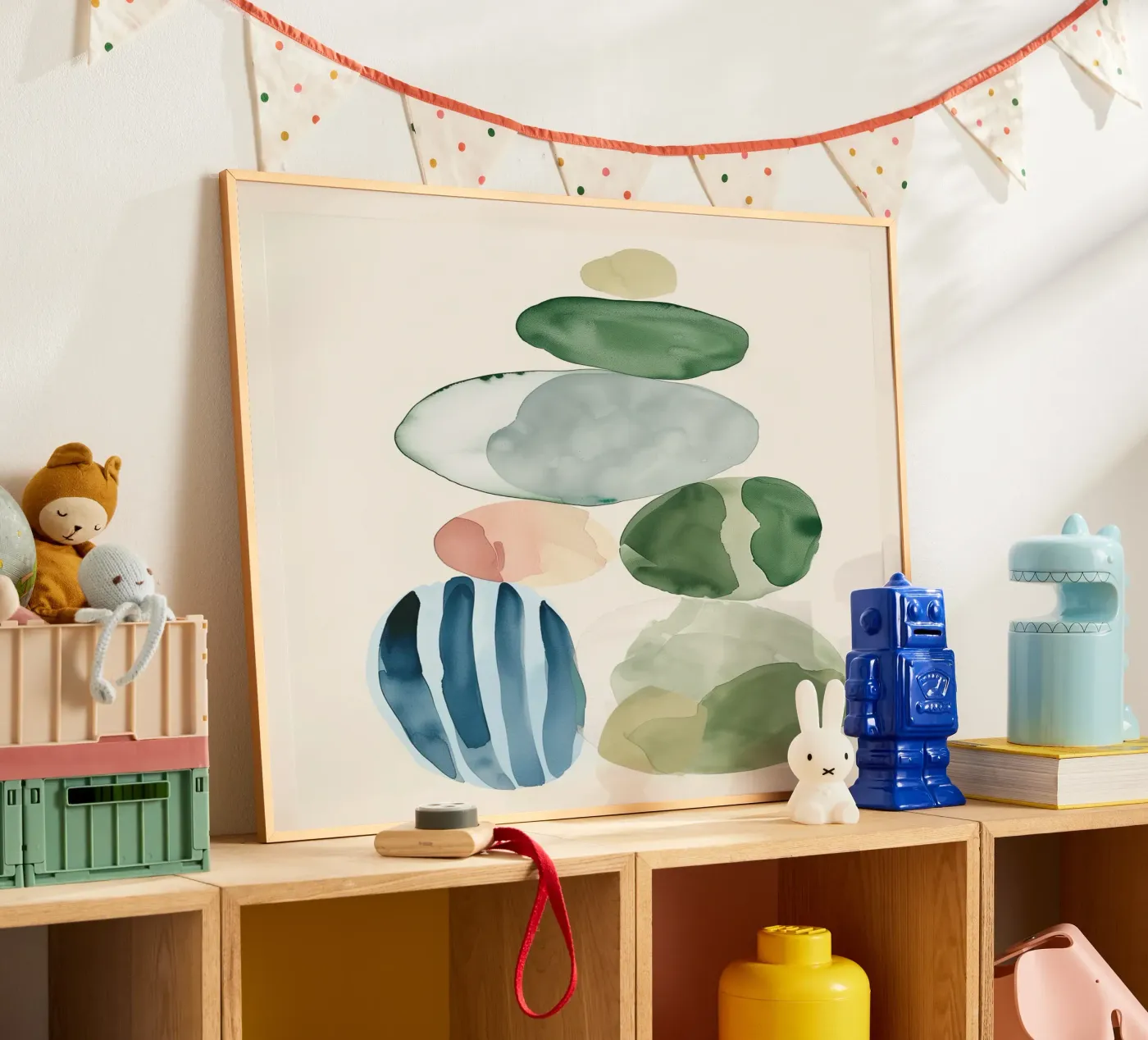 Organic Stack Poster von softsoul