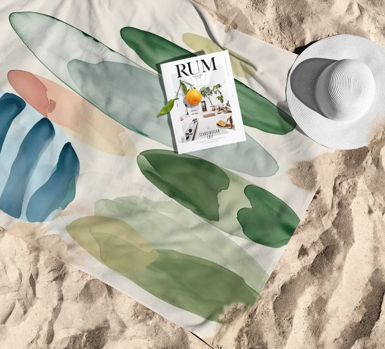 Organic Stack strandhanddoek van softsoul