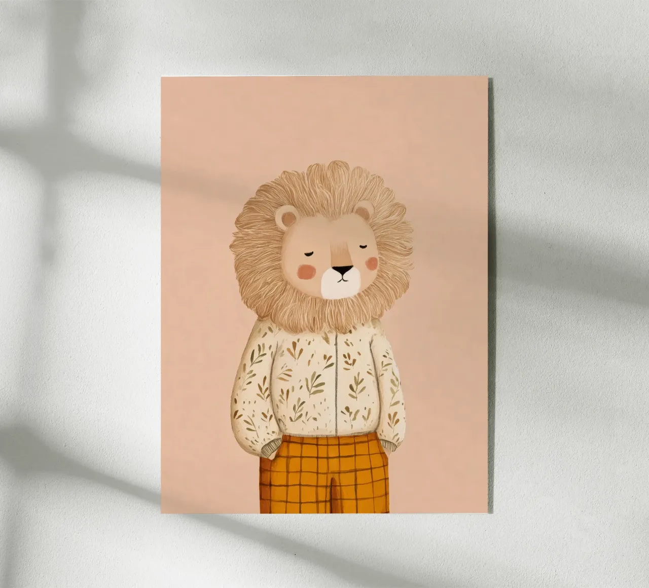 Leone gentile plexiglass da Lille Verden