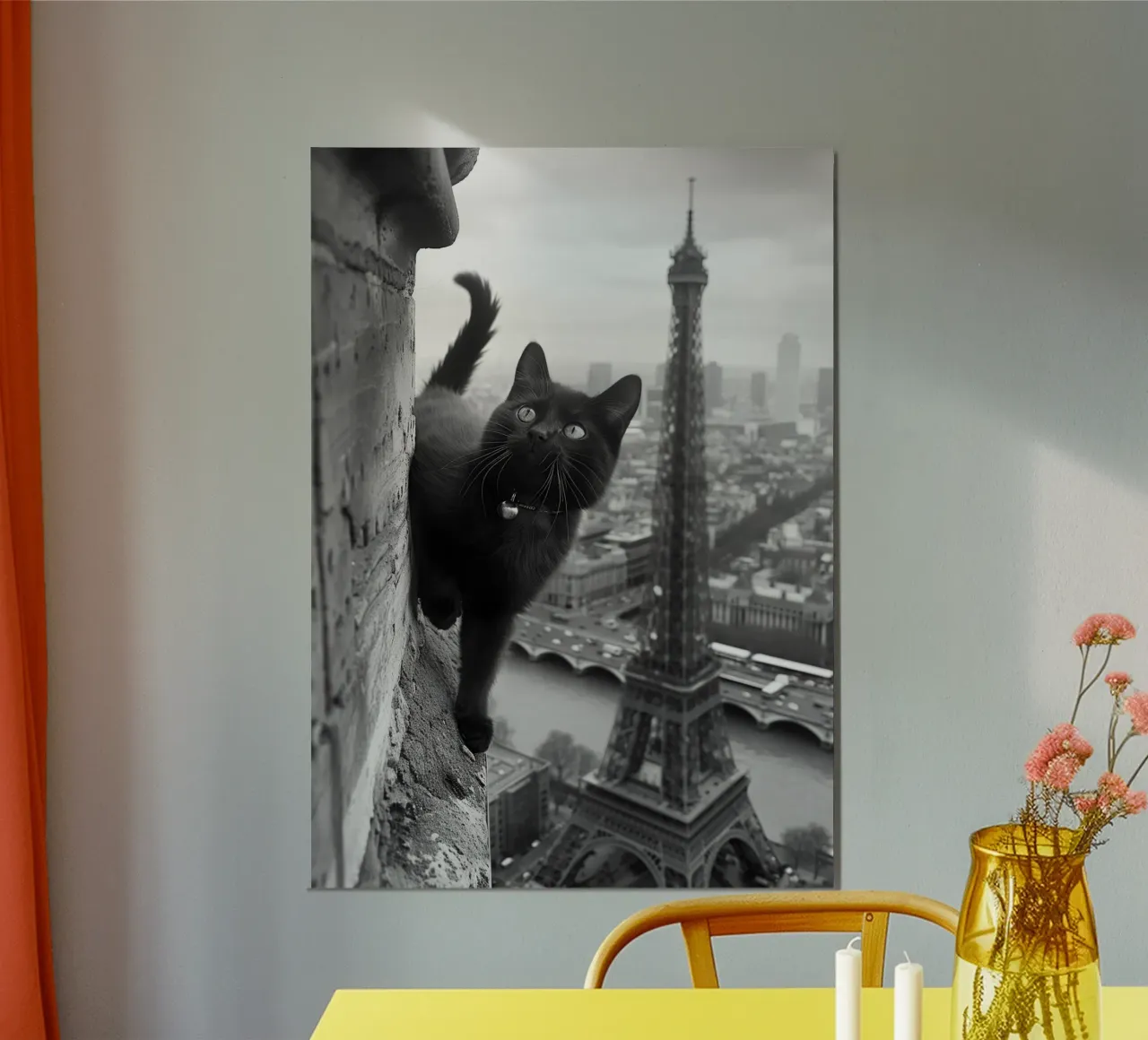 Kitty in Paris carta hahnemühle da Dikhotomy