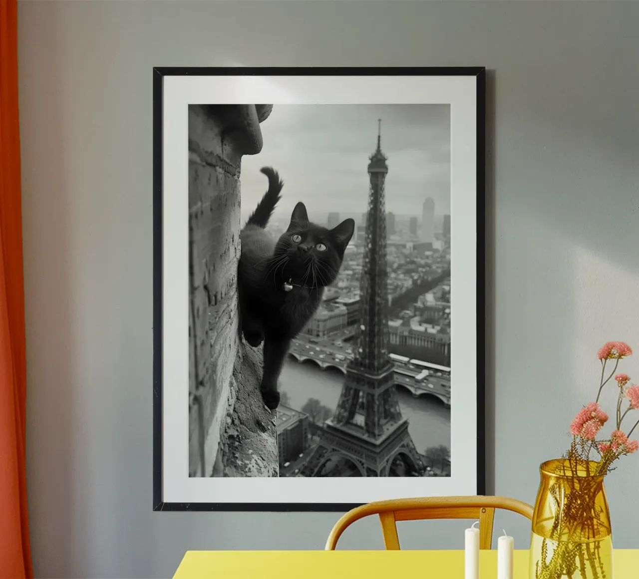 Kitty in Paris carta hahnemühle da Dikhotomy
