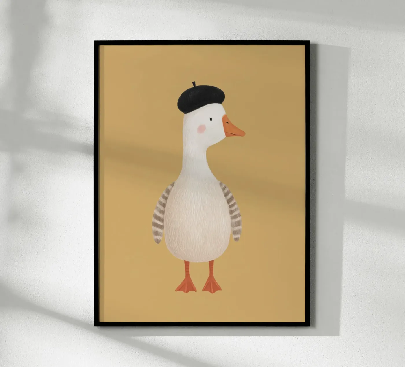 Oca con berretto poster da Lille Verden