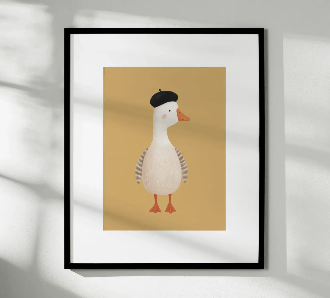 Oca con berretto poster da Lille Verden