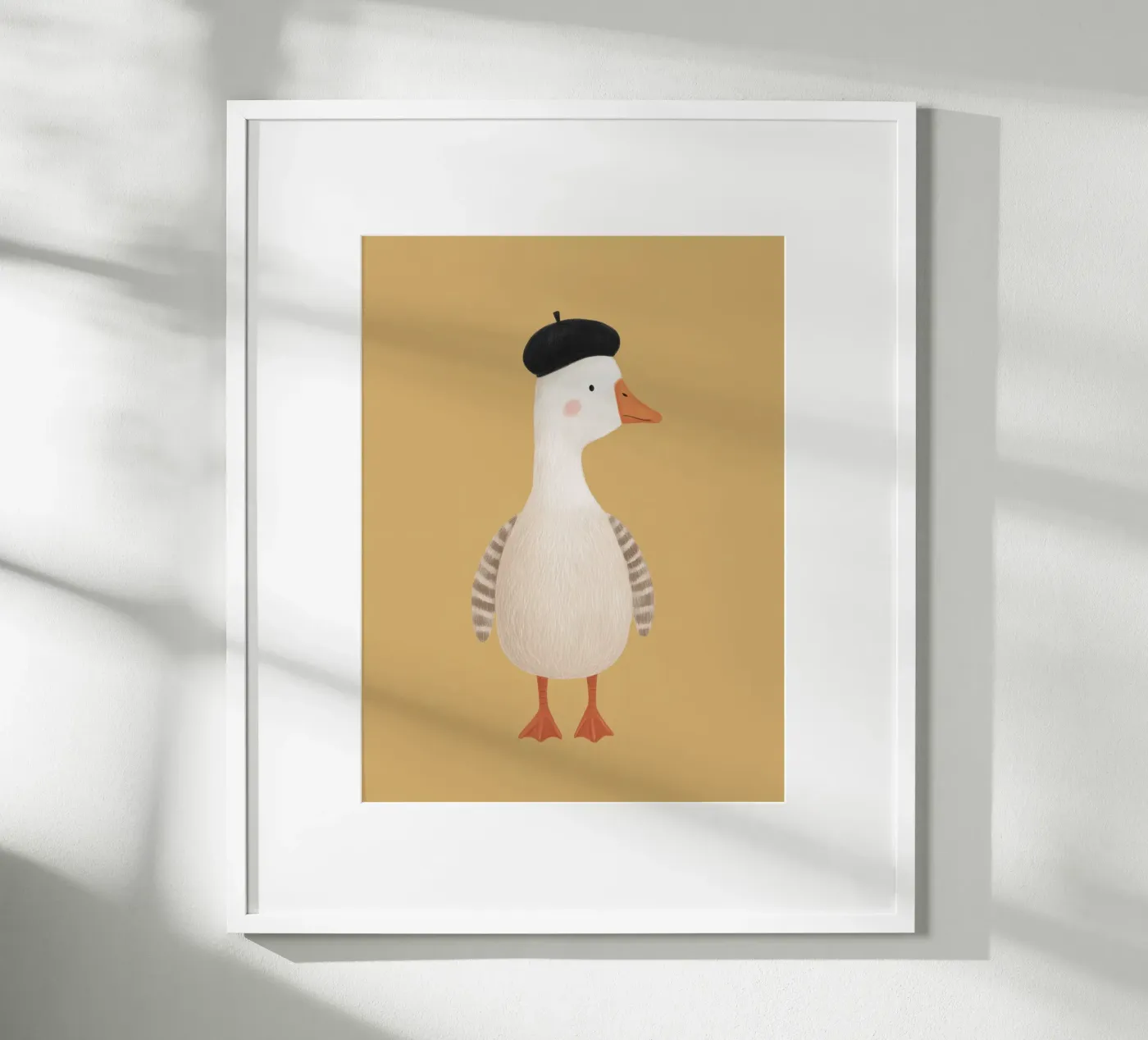 Oca con berretto poster da Lille Verden