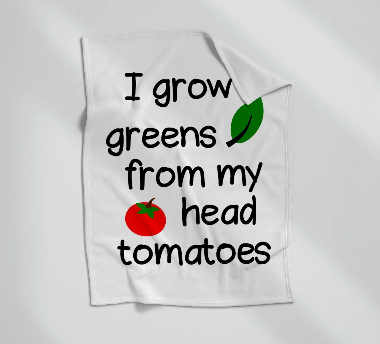 I grow greens from my head tomatoes coperta in pile da mygreenvalue