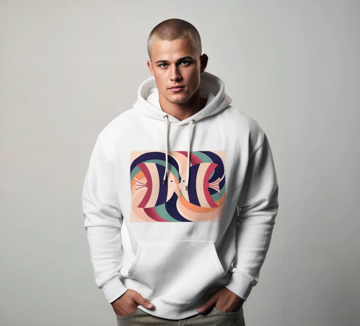 Two Fish hoodie by Gaite